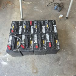 8 Duracell Golf Cart Batteries 