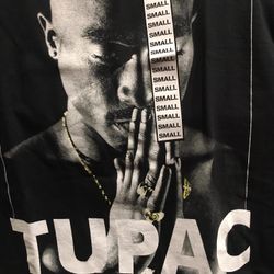 Tu PAC  Tshirt Black And White Size Small