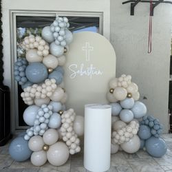 Balloons And Backdrop
