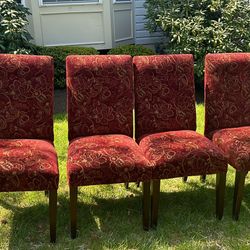 Set Of 4 Indoor Dining Chairs