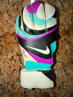 Nike Vapor Grip3 Goalkeeper Gloves Size 10 Black/Purple/Teal/White FB3000-010