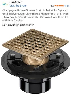 Champagne Bronze Shower Drain
