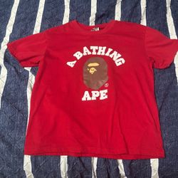 Red bape shirt