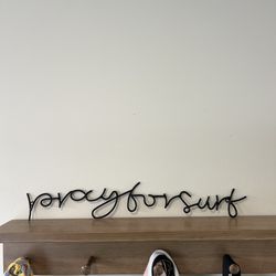 Pray for Surf Wall Art