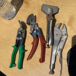 Sheet Metal Snips, Vice Clamp