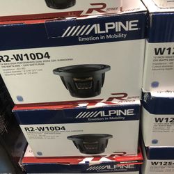 Alpine R2-w10d4 On Sale Today For 239.99