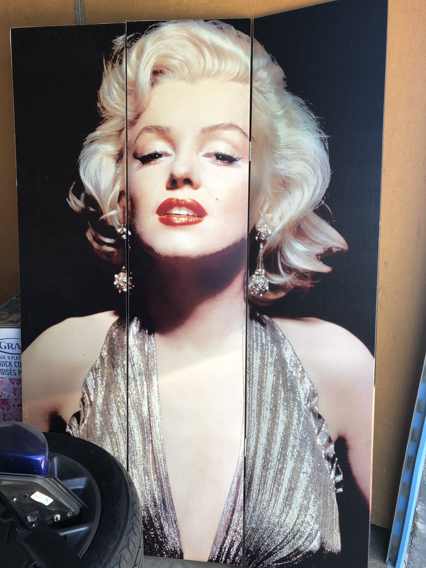 Marilyn Monroe double sided room divider