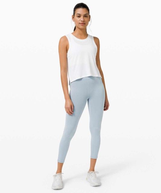 lululemon Invigorate HR tight 25" Chambray Light Blue Color