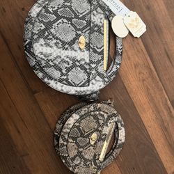 Faux Snake Skin Handbag