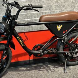 Fast Comfort Cafe Racer 1200W Electric Bikes Ebikes 