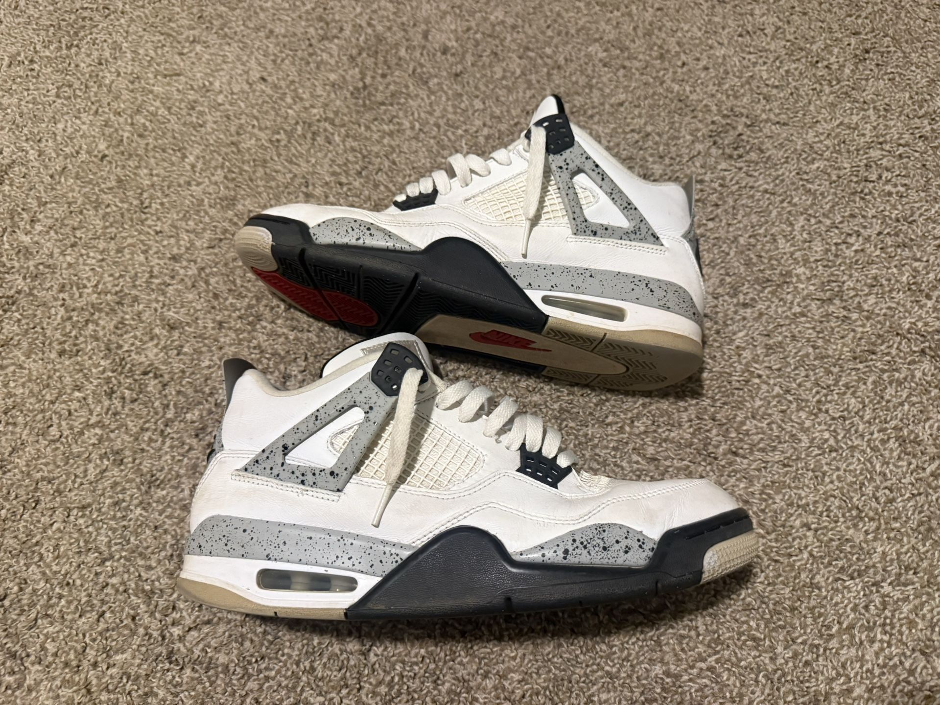Air Jordan White Cement 4 2016 Size 10.5