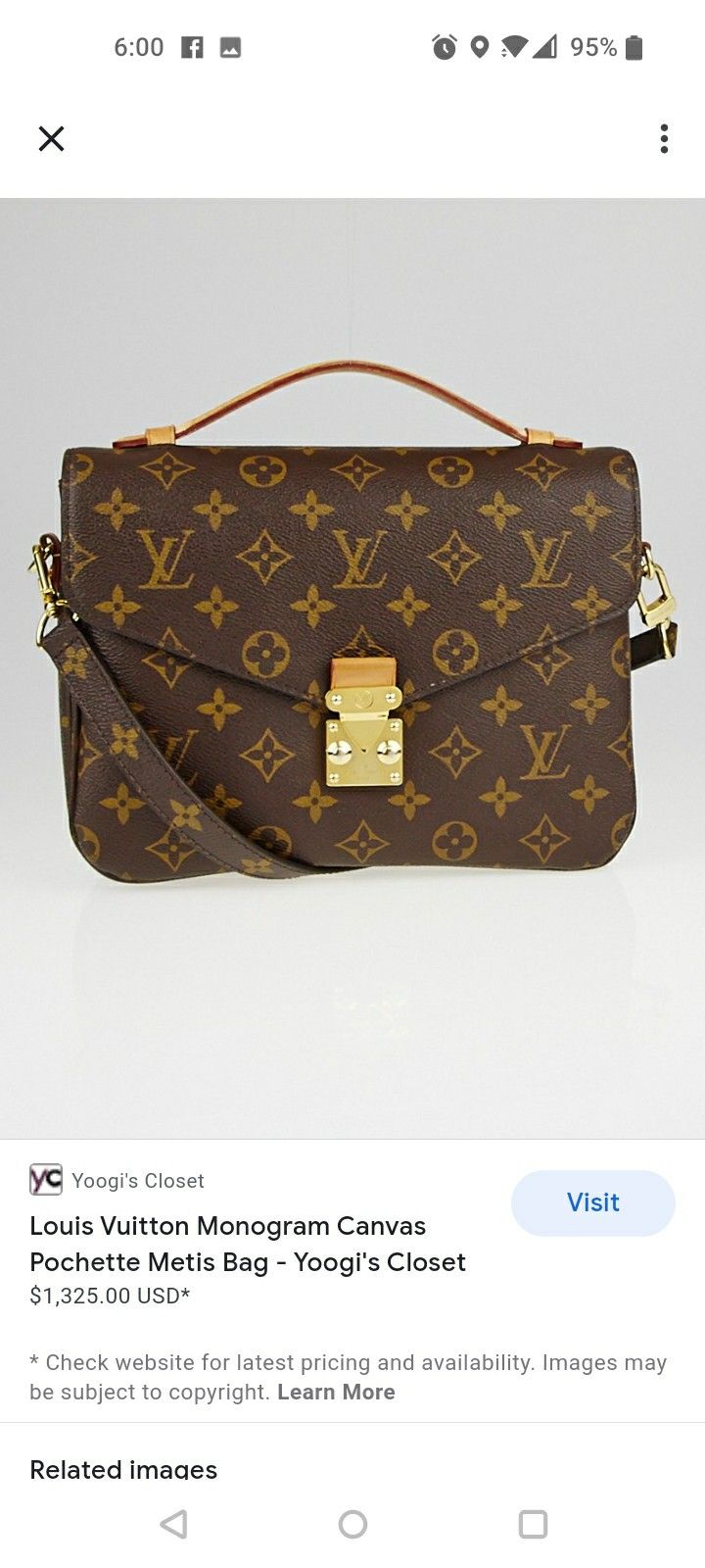 Authentic Louis Vuitton Purse