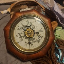 Old  Oak Nautical Wall Clock