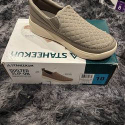 Quilted slip ons women’s size 10