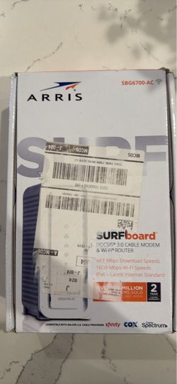 ARRIS SURFboard SBG6700-AC Cable Modem & Wi-Fi Router