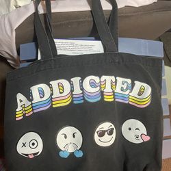 Black tote Bag