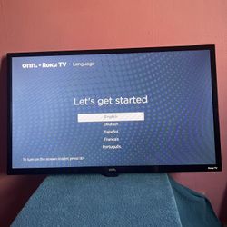 32 inch Roku Onn Smart  Flatscreen TV