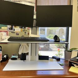 Stand Up Desk For Two Monitors