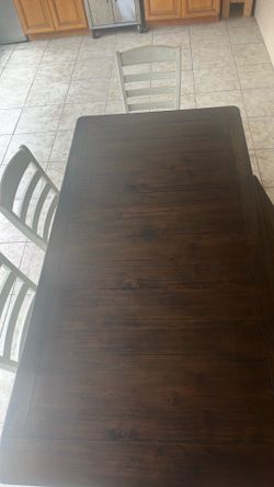 Table and chairs