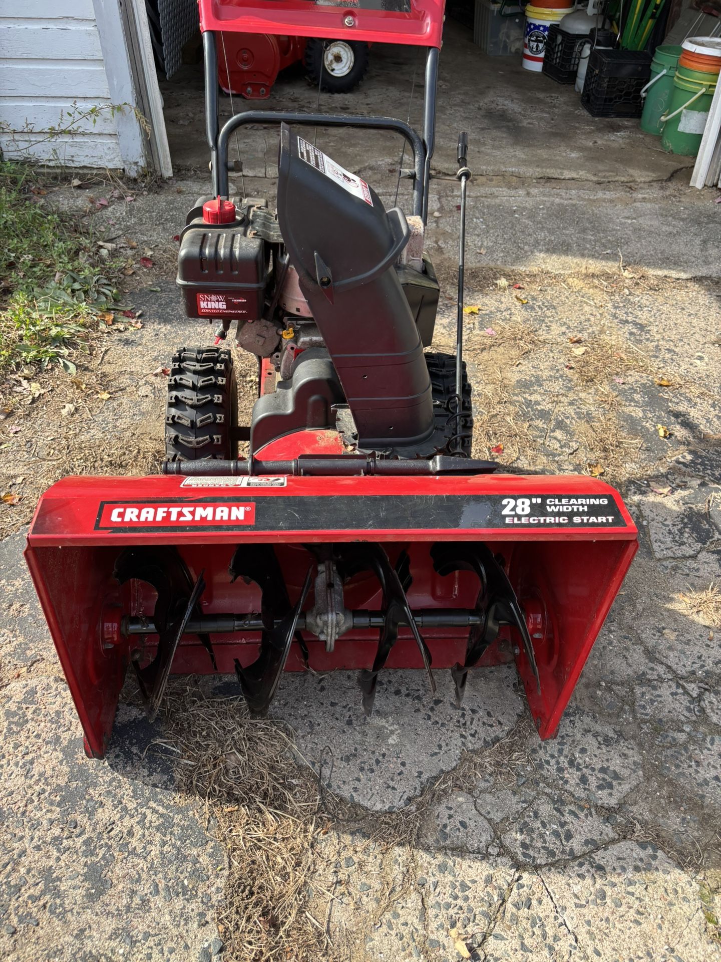 28” Craftsman Snowblower- Works!
