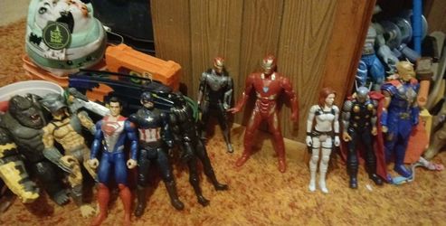 Assortment Of Action Figures