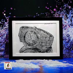 ORIGINAL ARTWORK, BEAUTIFUL JEWELRY DRAWING