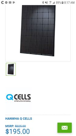 2 - HANWHA Q CELLS Q.PEAK BLK-G4.1 295 295W MONO SOLAR PANEL