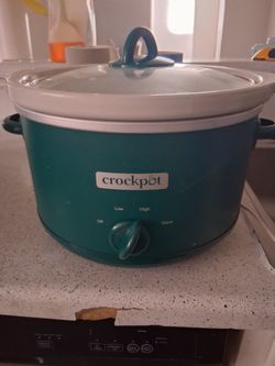 Teal crockpot