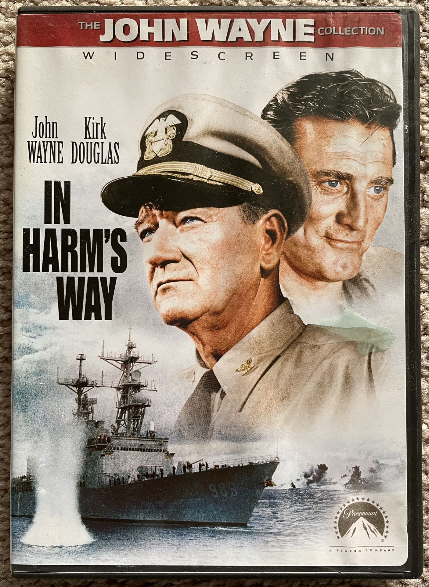 1965 In Harm’s Way DVD John Wayne