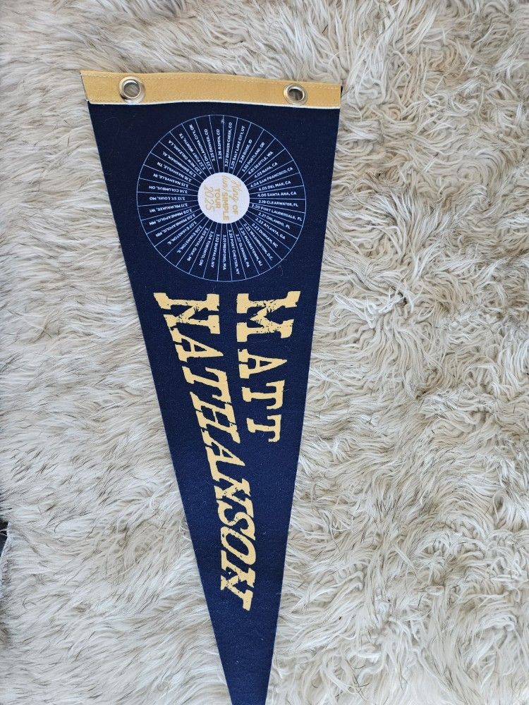 Free Matt Nathanson Tour Pennant