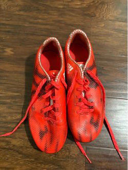Adidas F10 TRX FG Jr Soccer Shoes Solar Red Size Male 5 1/2