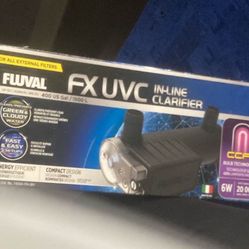 Fluval Uvc In-line Clarifier. Brand New, Factory Sealed