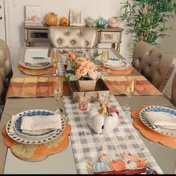 6 Person Fine Dining Table 