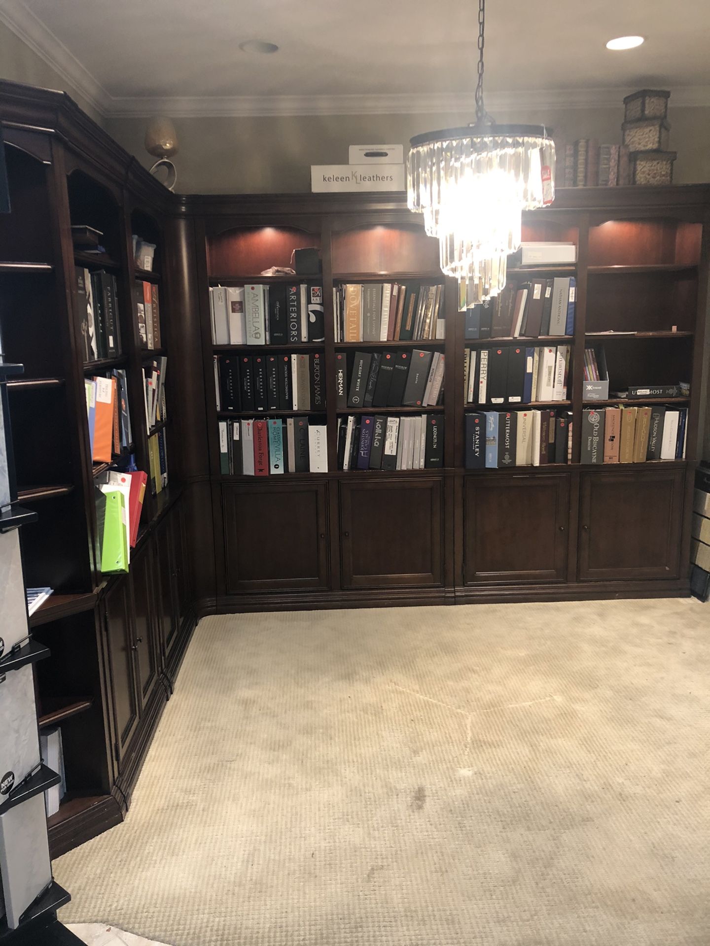 Custom bookshelves