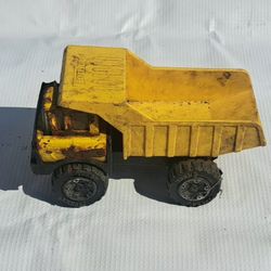 vintage Tonka miniature yellow dump truck 