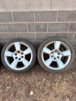 Chevy 5-spoke aluminum factory OEM rims