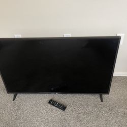 LG 43” 4k UHD TV w/ remote