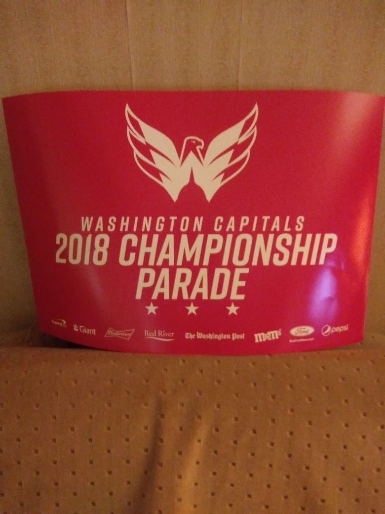 Caps parade poster excellent condition