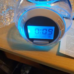 A29 Color Changing Alarm Clock/Glowing LED Digital Clock