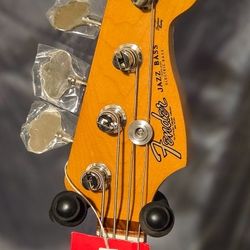 Fender Vintera 60s Jazz Bass 2022 Firemist Gold Guitar 4 String With Gig Bag