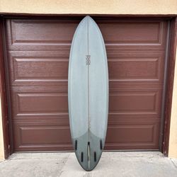 7’2” (48L) Panda Mid-length Funboard Hybrid Surfboard in excellent condition!
