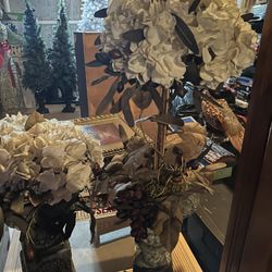 Decorative flowers with vase