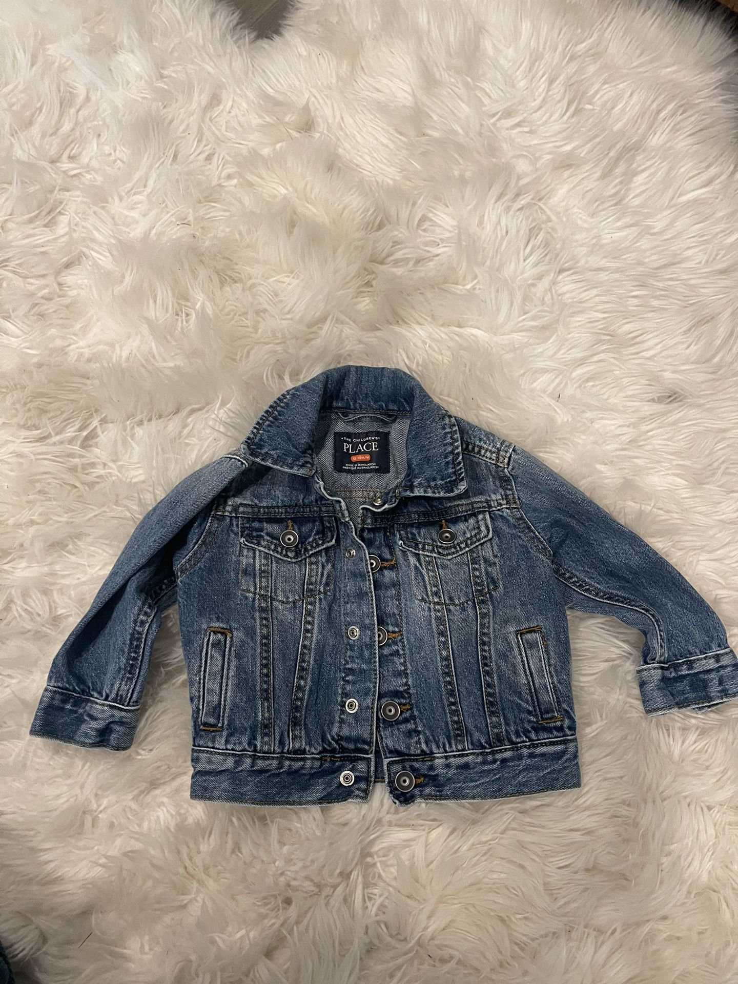 Children’s Place Jeans Jacket Size 12-18