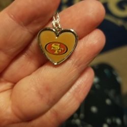 San Francisco's 49ers Charm Necklace
