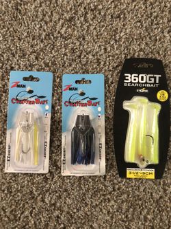 Two chatterbaits Ann’s 360 searchbait