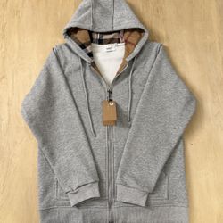 Burberry Zip Up Hoodie 