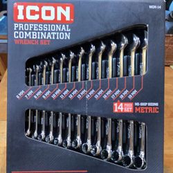 14 Piece Professional Wrench Set. Metric Life Time Guarantee