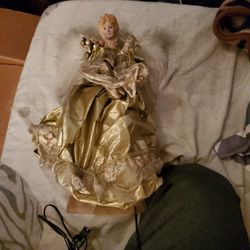 Vintage Angel Christmas Tree Topper