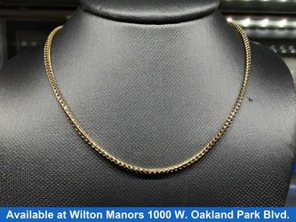 Fox Tail Chain - Yellow Gold 14k (.585) 7.7 grams 19 inch