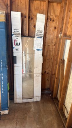 Closet doors mirrored